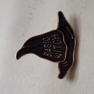 Basic witch enamel pin
